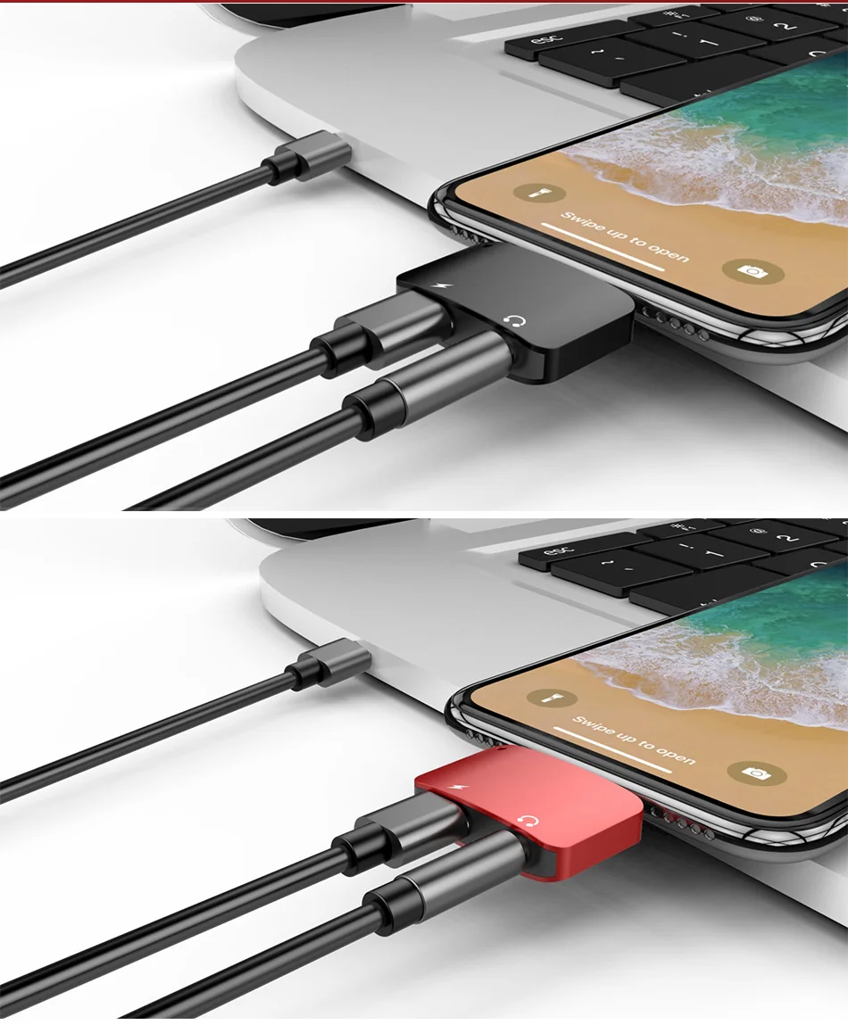 ACCEZZ для Apple 3,5 мм разъем прослушивания зарядки адаптер конвертер для iphone X 8 7 Plus XS MAX XR адаптеры для наушников разветвитель