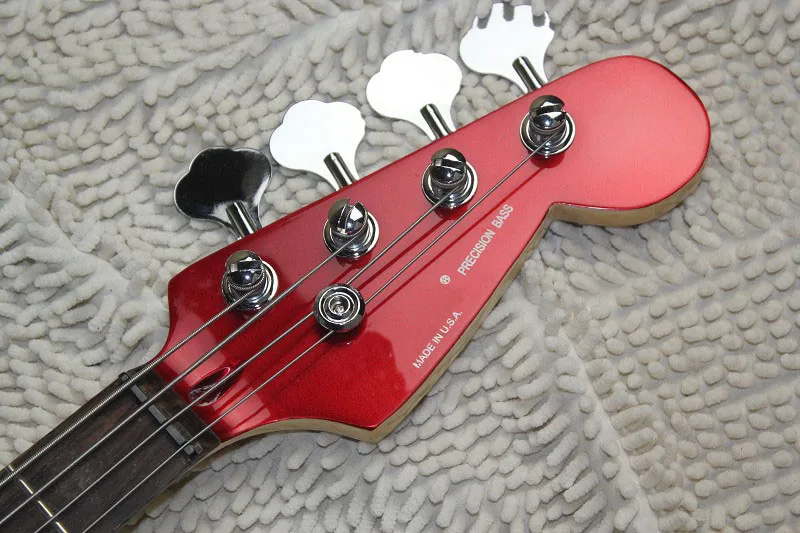 Высокое качество оптовая продажа custom shop красное вино 4 струны прецизионные басы
