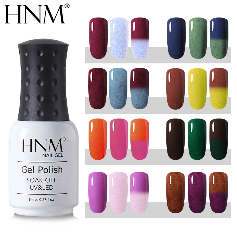 УФ гель для ногтей HNM с изменением цвета 8 мл|gel nail polish|uv gel polishgel polish |