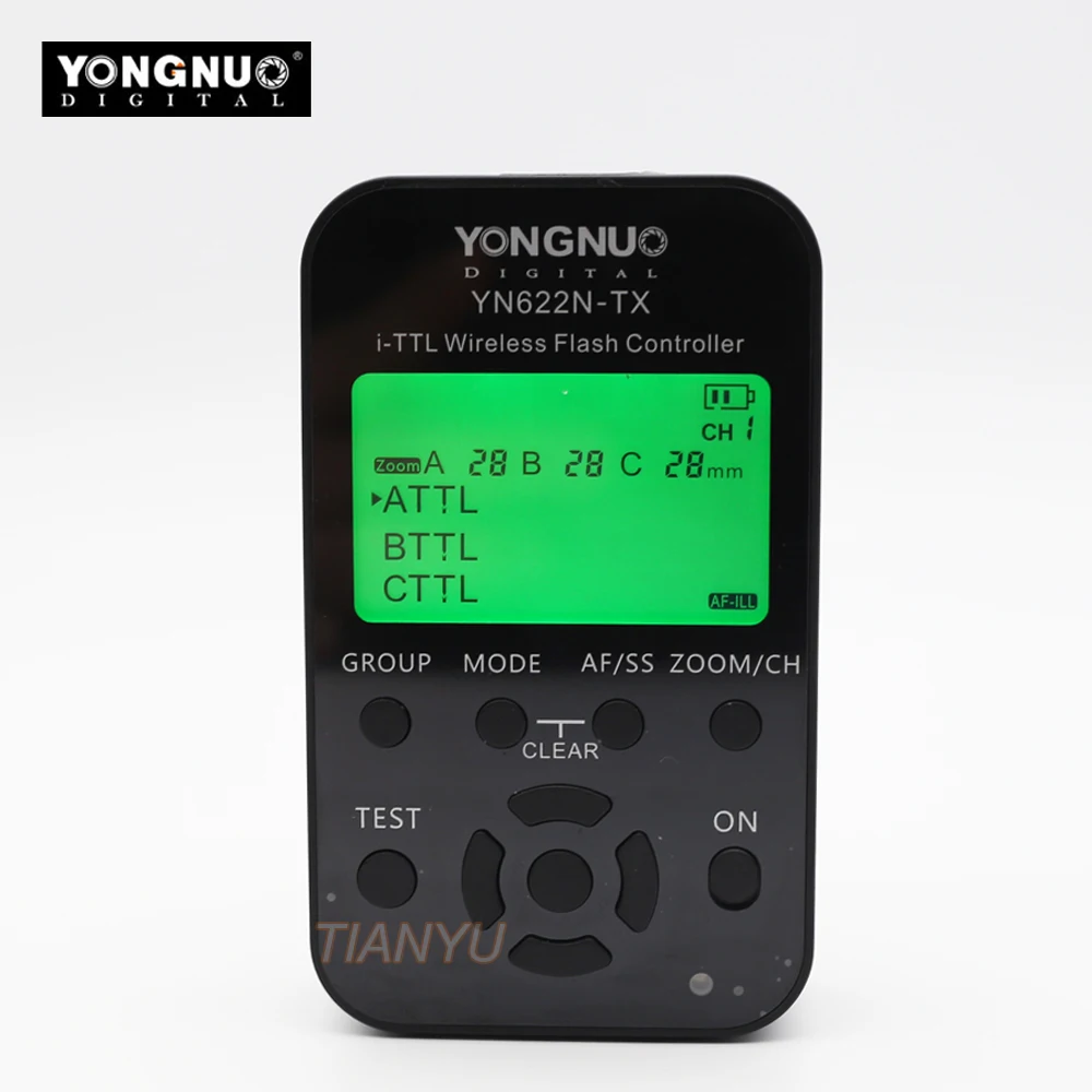 YONGNUO YN-622N II триггер YN622N-TX ЖК-контроллер ETTL беспроводной вспышки трансивер для Nikon