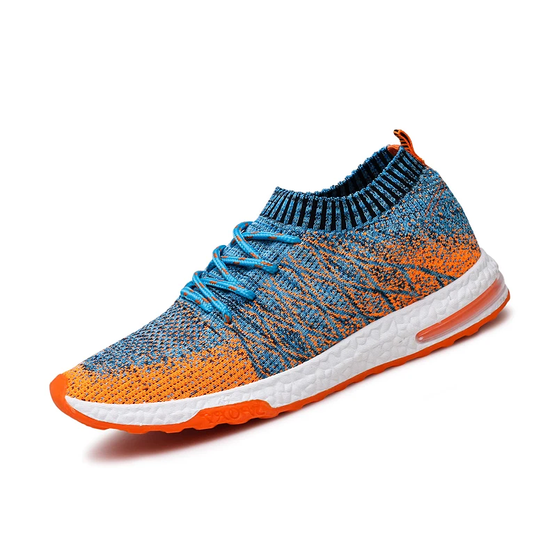 Весна Осень 2018 Мужская обувь для бега трендовая спортивная дышащие