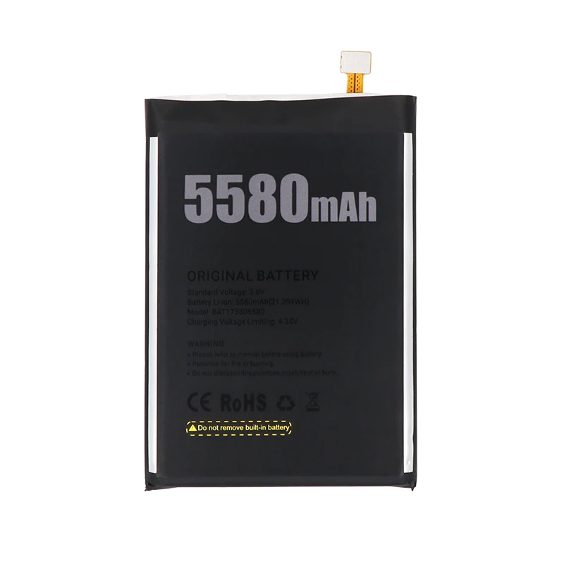 JRZ для телефона Doogee S30 батарея 5580mAh Высокая емкость 3 8 V Высокое качество Замена