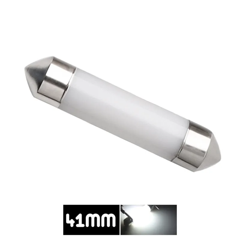40mm 1 шт. 31 мм 36 мм 39 мм 41 мм C5w светодиодная с долгим сроком службы гирлянда купольная лампа для чтения номерного знака Светодиодный лампа молочного покрытия лампы 12 В#294063 - Испускаемый цвет: 40mm
