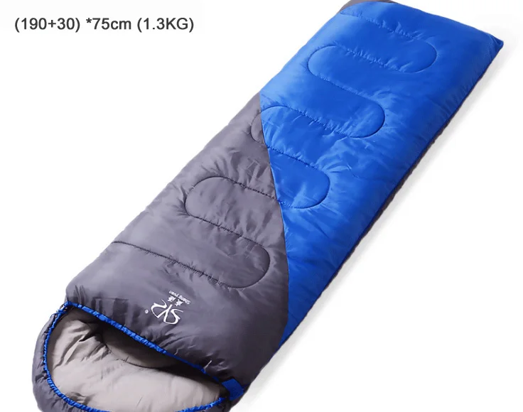 1.3kg Теплый спальный мешок для кемпинга, уличный спальный мешок для взрослых,, зимний хлопковый спальный мешок для путешествий - Цвет: 1.3kg