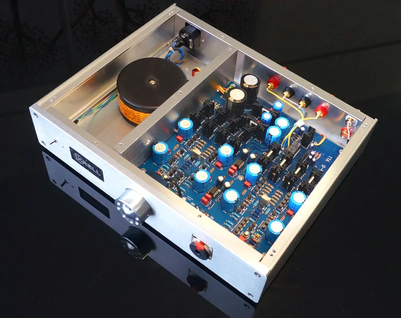 KSA 5 алюминиевый усилитель шасси/класс А шасси/AMP Корпус DIY коробка (320*70*240