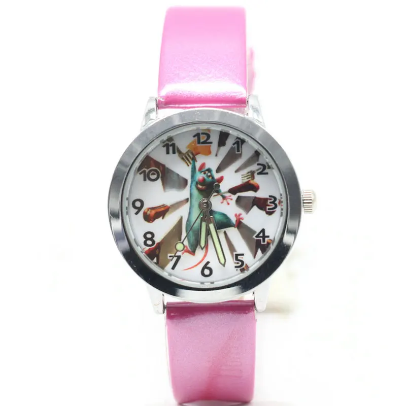 Кварцевые наручные часы с 3D рисунком для девочек и мальчиков популярные