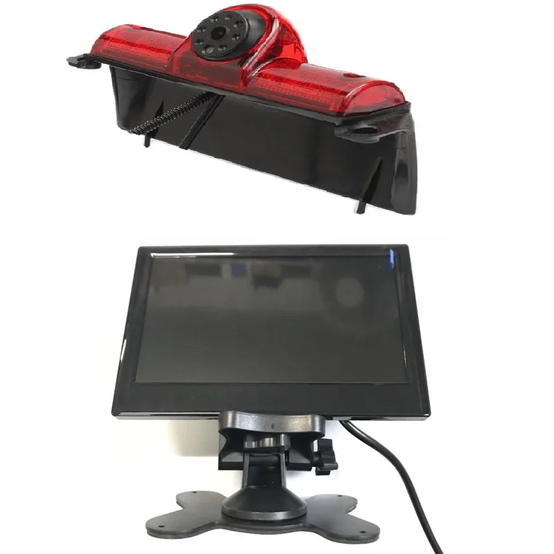 camera and 7LCD Тормозной светильник, Автомобильная камера заднего вида, подходит для Chevrolet Express GMC Chevy Savana 4," ЖК-дисплей заднего вида, парковочная система 7" lcd RAER камера - Название цвета: camera and 7LCD