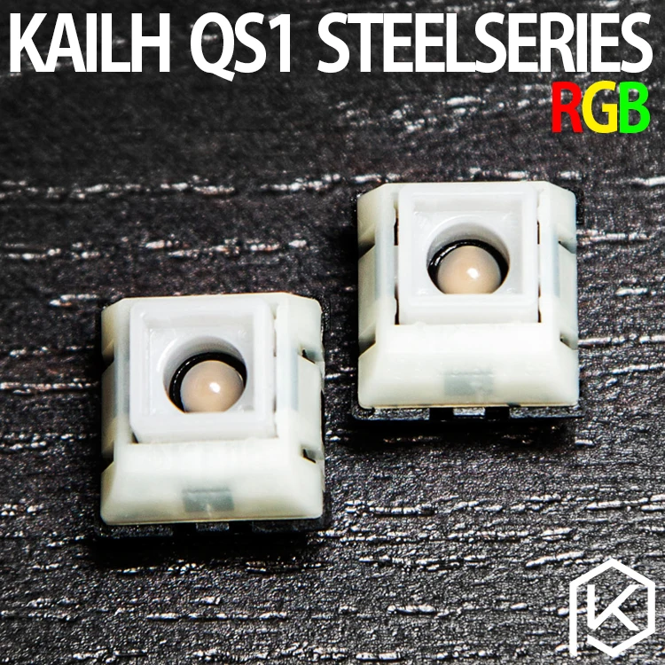SteelSeries QS1 RGB переключатель kailh низкопрофильный механический ключ переключатель прозрачный Kaihua PG158301D01 RGB