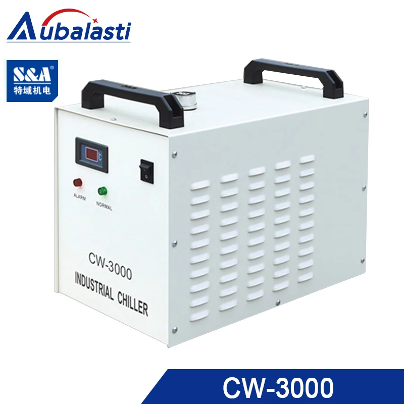 Aubalasti S& A CW3000 промышленный охладитель воды для 1,5 кВт шпиндели ЧПУ использовать для ЧПУ гравер резки