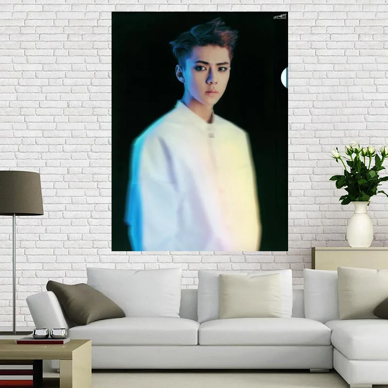 Постер exo Oh SeHun 60x90 см отделочная ткань для дома тканевый настенный постер на заказ