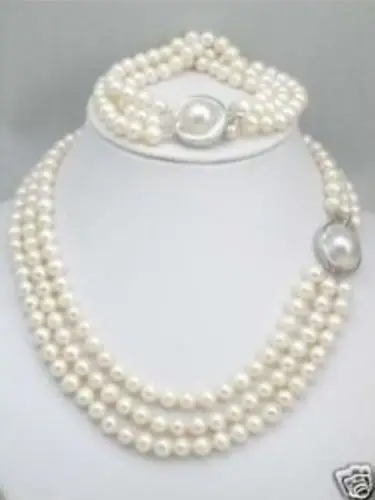 БЕСПЛАТНАЯ ДОСТАВКА &gt&gt&gt@@&gt Очаровательная Белый Настоящее Природный Жемчуг и