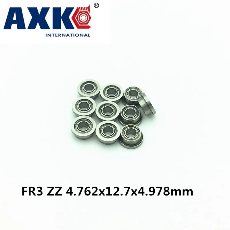 

10pcs/lot Fr3zz Fr3 Zz 4.762x12.7x4.978mm High Precision Miniature Flange Bearing Deep Groove Ball Bearing Brand New