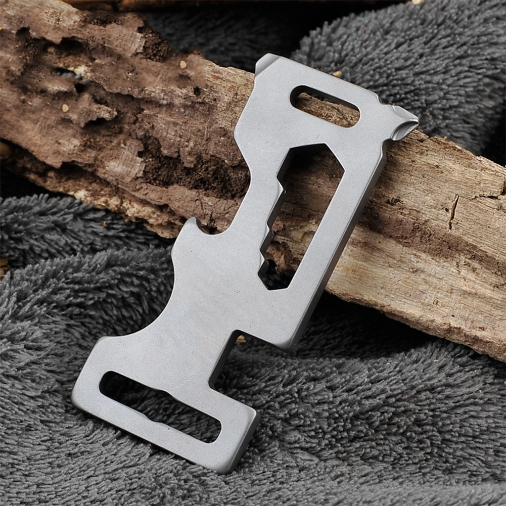 Нержавеющая сталь многогранные портативные гаджеты кольцо для ключей Выживание