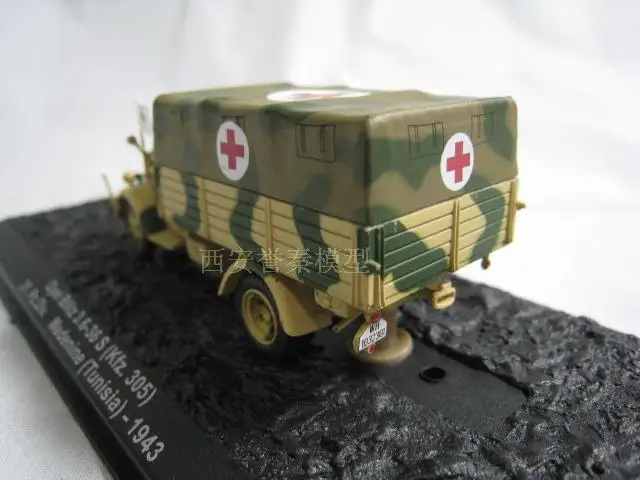 IXO 1/72 масштаб военная модель игрушки Opel Blitz 3,6-36 s Kfz.305 грузовик скорой помощи литой металлический автомобиль модель игрушки для подарка/коллекции