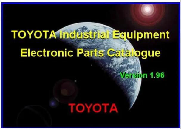 Для промышленного оборудования Toyota v1.96 вилочный погрузчик EPC |