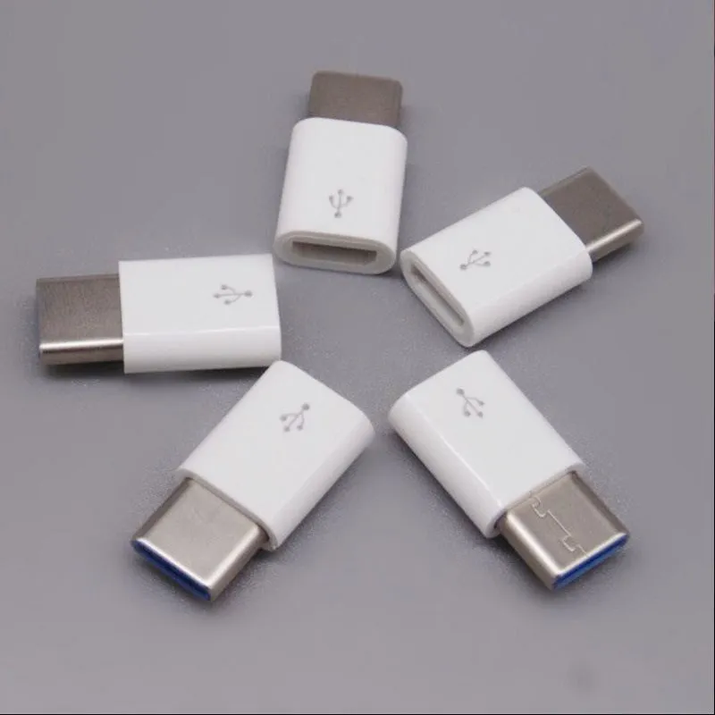 4 шт. переходник мини usb 3 1 Type C папа к Micro USB мама разъем для зарядки передачи данных