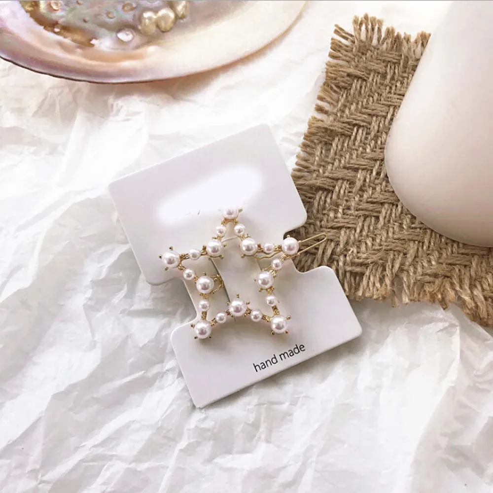 1 шт. элегантная темпераментная заколка для волос с жемчугом корейский Шикарный
