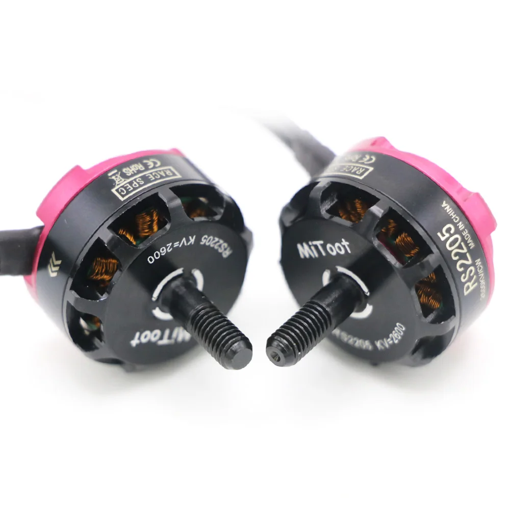 4 шт. Mitoot RS2205 2300KV 2600KV 2205 CW/CCW 3 4S бесщеточный двигатель для RC FPV Racing Drone Quad Motor