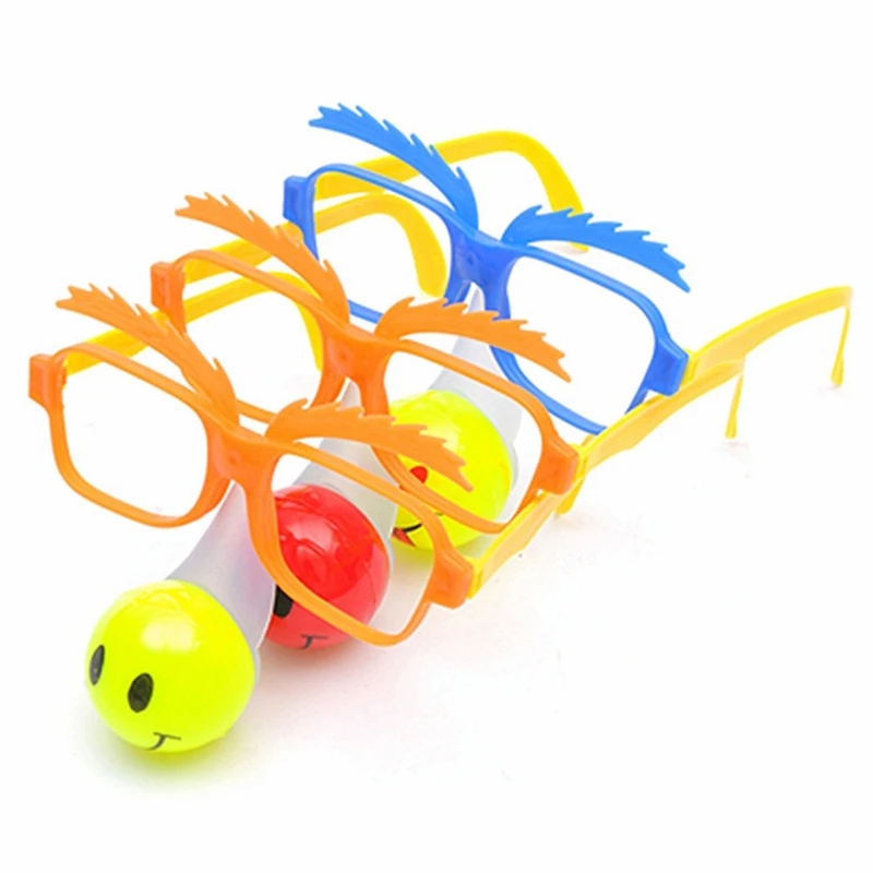 Забавные флэш-очки детские игрушки играющие светящиеся на носу светильник