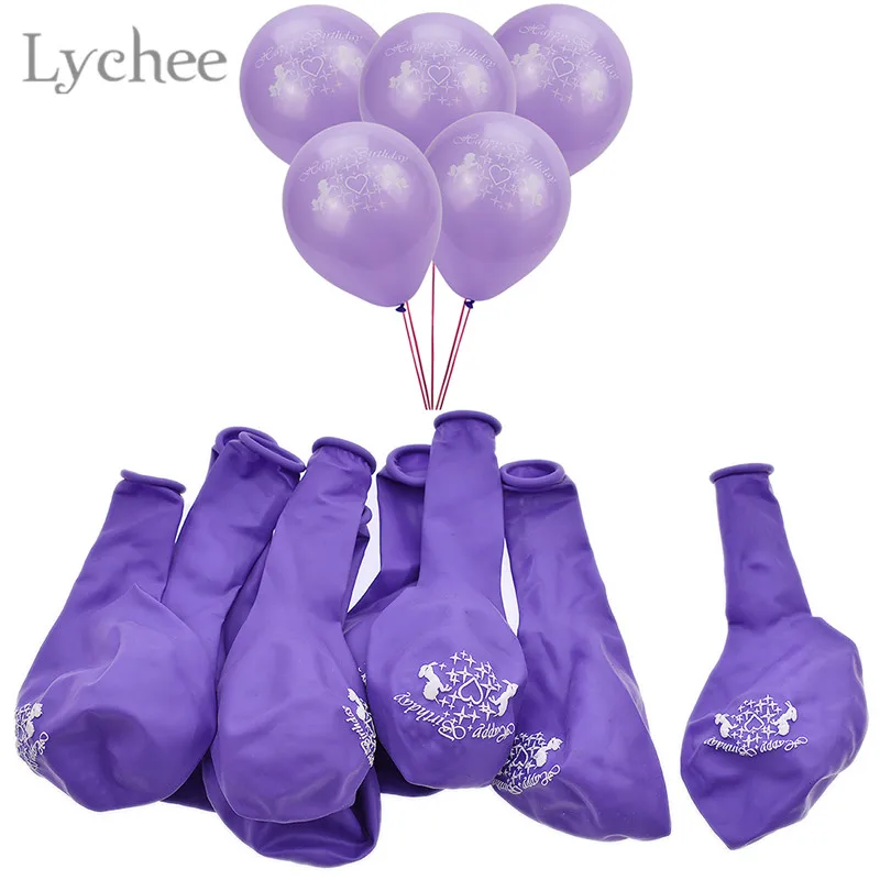 10 шт. латексные воздушные шарики в виде единорога Lychee Life Свадебные товары для