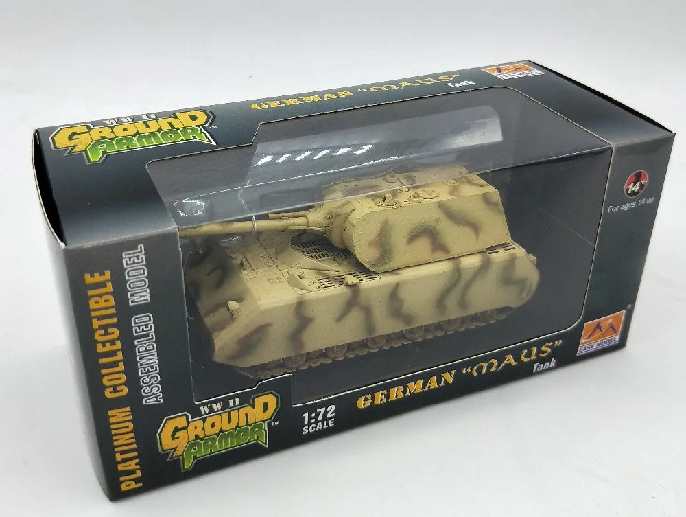 1: 72 Пособия по немецкому языку Rat очень тяжелый танк модель Трубач готовой