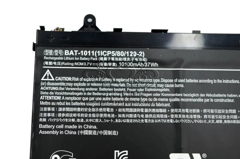 Оригинальный аккумулятор JIGU 1ICP5/80/120 2 BAT 1011 для ноутбука ACER Icona Tab A510 A700 10K32U 3 7 В 36