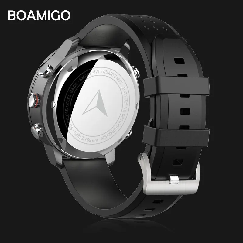 2018 новые BOAMIGO часы высокого качества Bluetooth Смарт для Мобильные телефоны Android IOS