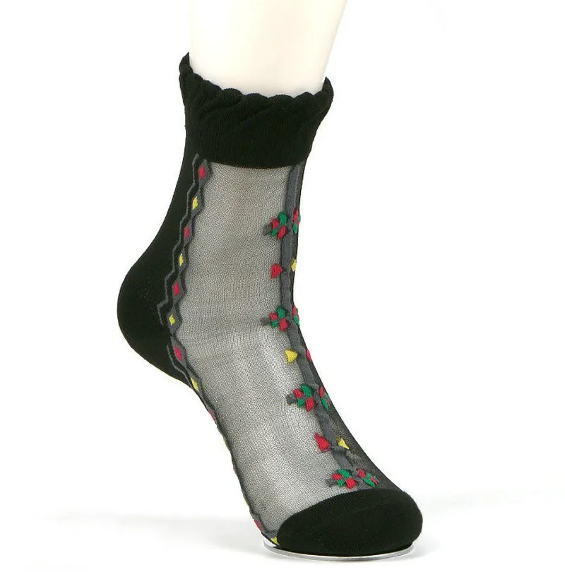 Модные элегантные женские ультратонкие прозрачные кружевные эластичные