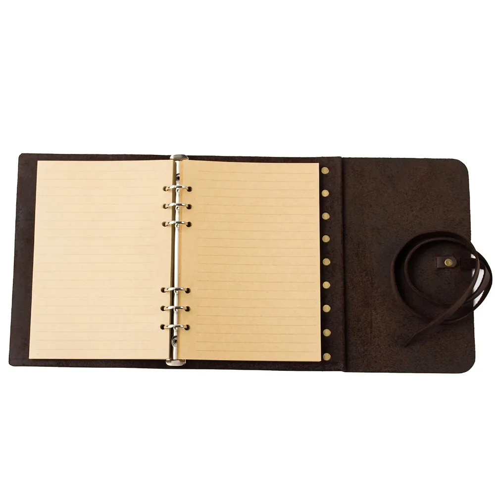 Ancicraft кожаный дневник журнал многоразового использования планировщик эскизов