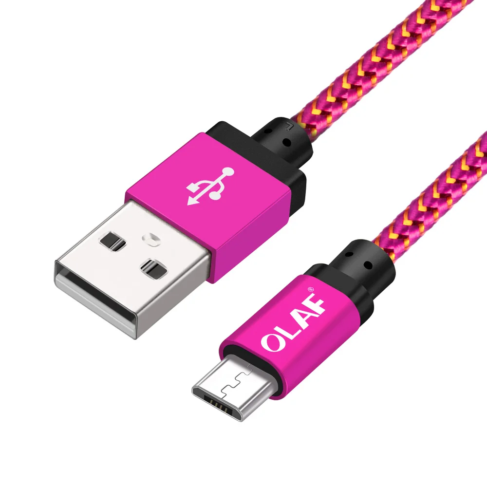 Олаф микро USB кабель 1 м 2 м 3 м Быстрая зарядка данных USB кабель для samsung Xiaomi huawei Android Microusb Кабели для мобильных телефонов