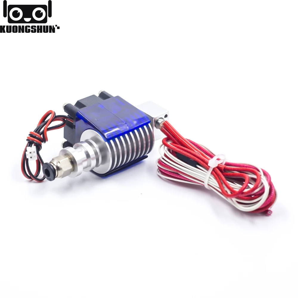 KUONGSHUN j головки Hotend все в комплекте Bowden V5 с кабелем вентилятора 30 см длина 1 75/3 0 мм +