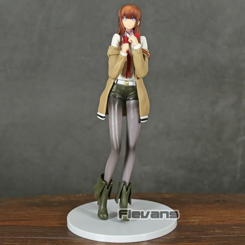 Аниме Steins Gate Makise Kurisu 1/7 Масштаб ПВХ фигурка Коллекционная модель игрушки
