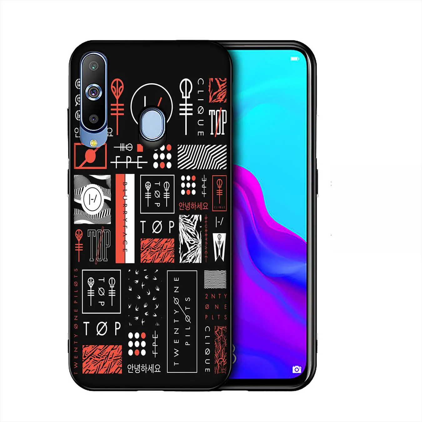 Мягкий силиконовый чехол Twenty One Pilots 21 band для Samsung Galaxy A70 A60 A50 A40 A30 A20 A10 A50S A40S A30S A20S