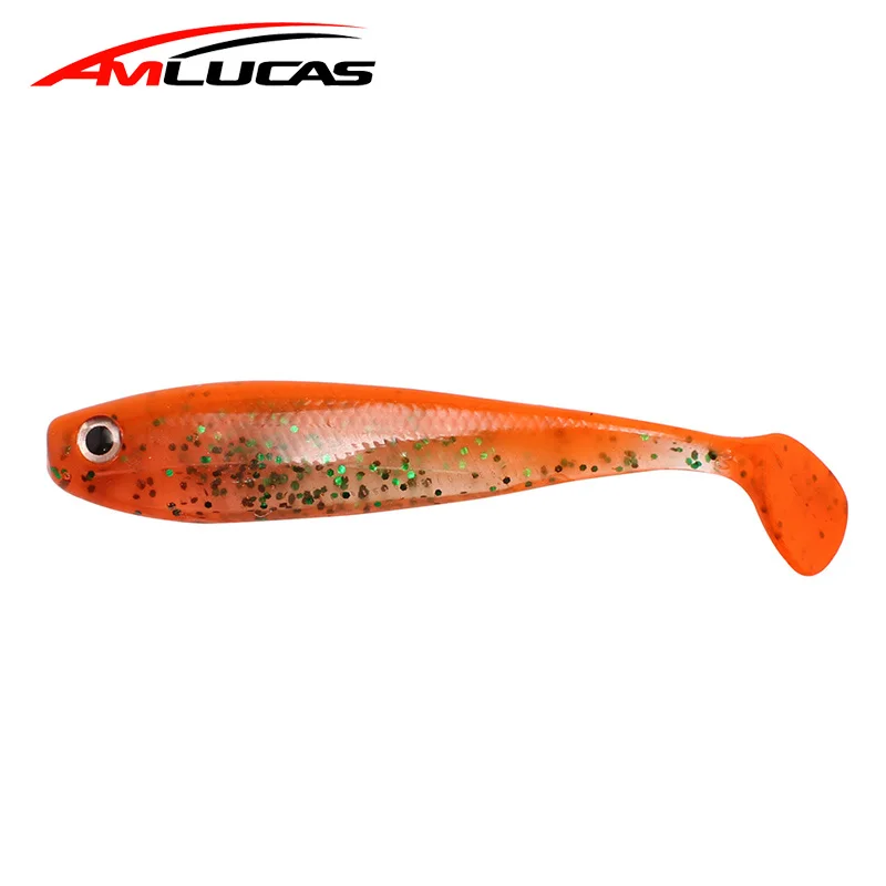 Amlucas мягкая рыболовная приманка 2 шт./лот 12 см 7 г Shad силиконовая плавающая на окуня
