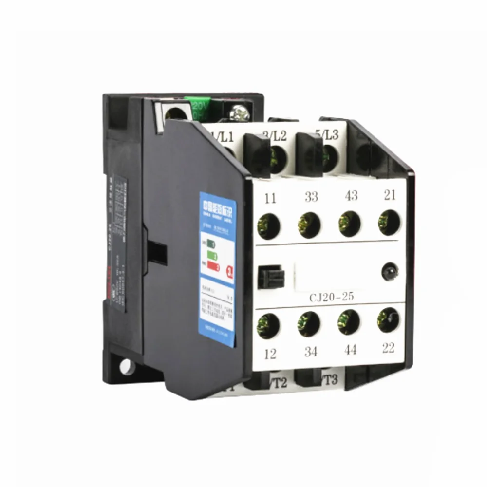 CJ20-25 мотор Управление 32A 110V 50Hz катушка переменного тока 3-полюсный 2NO 2NC контактор |