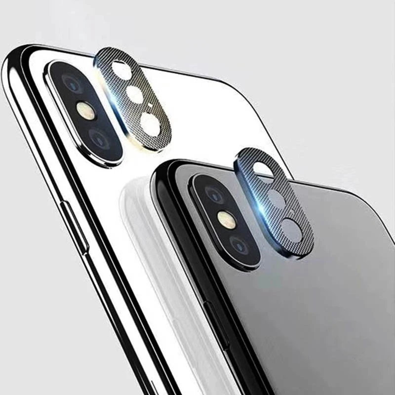 Защитный чехол для камеры телефона металлический защитный объектива iPhone XR X XS MAX 8
