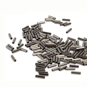 Simpleyi 100 шт.лот, круглая медная леска, алюминиевый обжимной рукав, медная трубка 1,0-2,8 мм, аксессуары для морской рыбалки