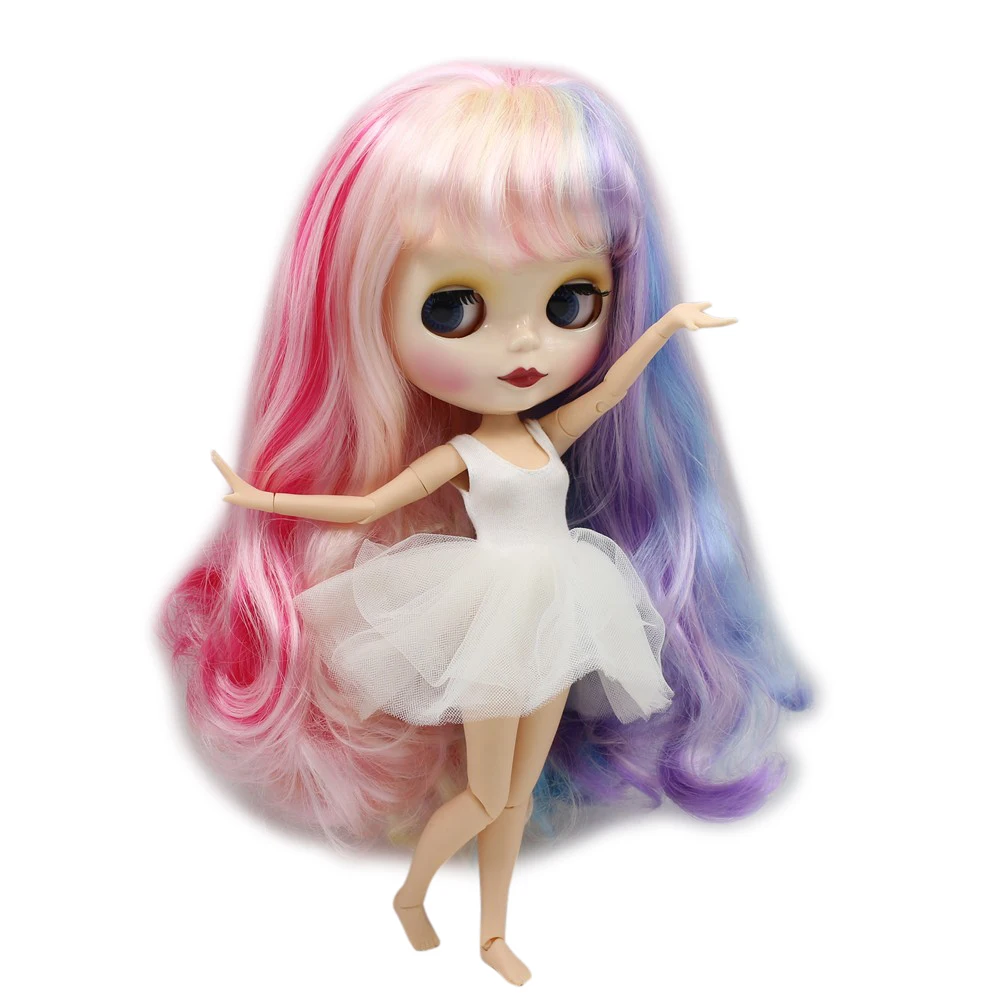 Кукла Blyth ICY DBS No.280BL1017/7216/6227/1290/288/1010 многоцветная розовая Смешанная волосы белая