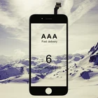 30 шт. 100% протестированный ЖК-дисплей для iPhone 6, ЖК-дисплей с дигитайзером, замена, качество AAA и хорошее качество, 3D сенсорный белый черный