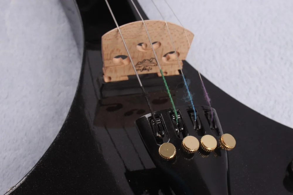 

Yinfente Violin 4/4 White Electric Violin Big Jack Sweet Sound Free Case + Bow