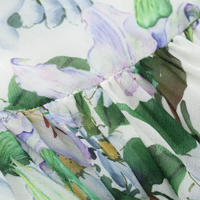 Шифоновое Платье До Колена ARTKA винтажное платье до колена с цветочным принтом и