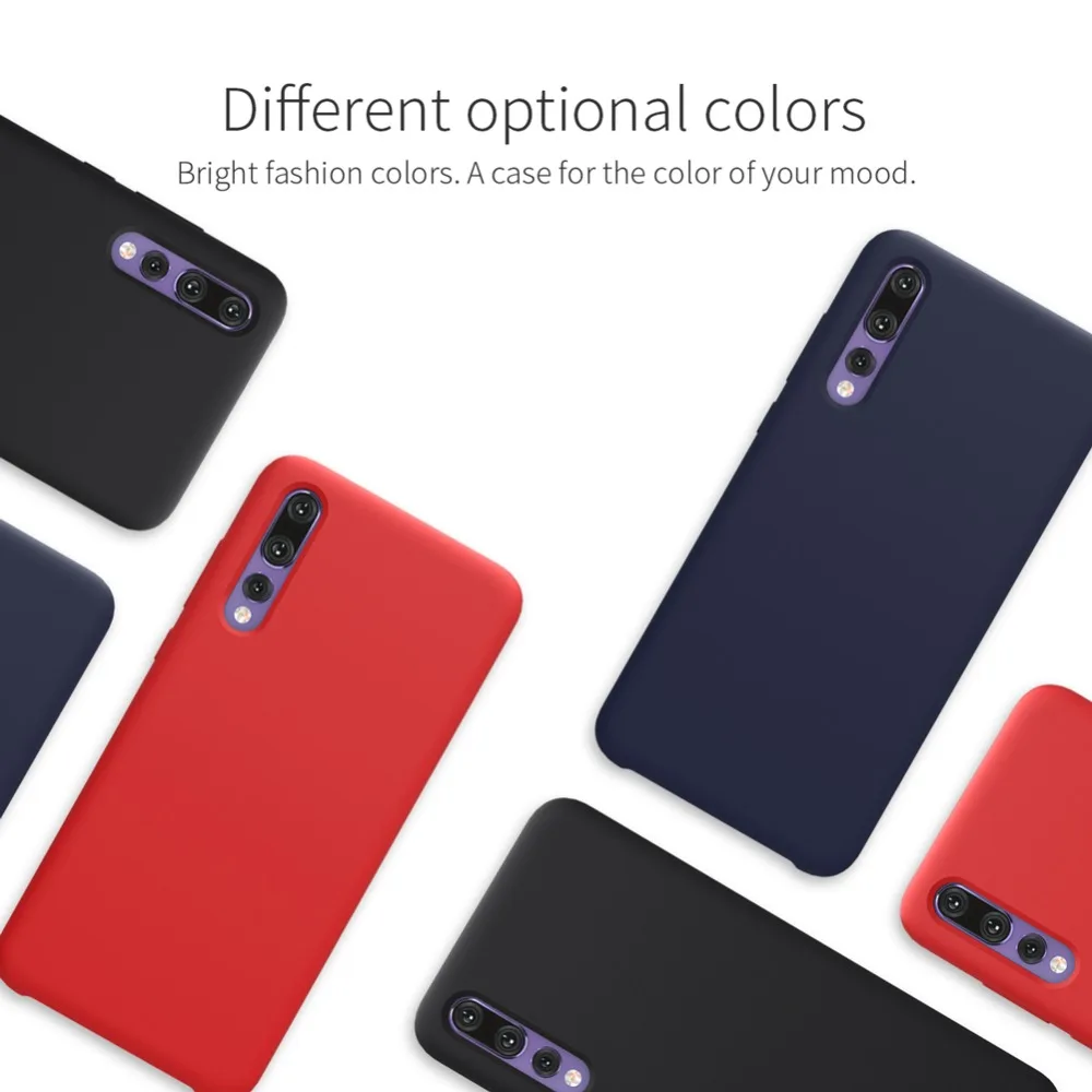 Для Huawei p20 Pro чехол Nillkin роскошный гибкий чистый задняя крышка ультра тонкий Капа