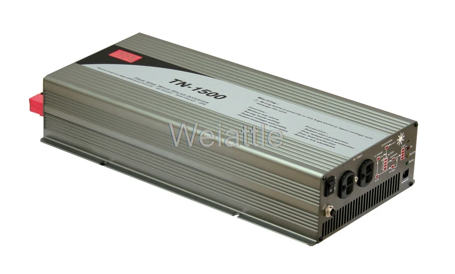 Значит TN-1500-148F GFCI Стандартный 110 V meanwell TN-1500 1500 W истинный синус волна DC-AC инвертор с