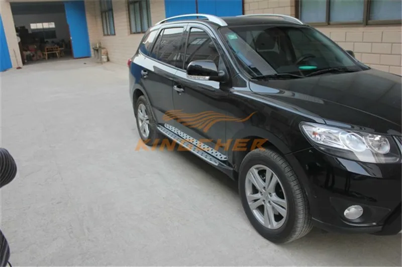 Алюминий подножку подножка nerf бар для Hyundai Santa Fe 2010 2011 2012