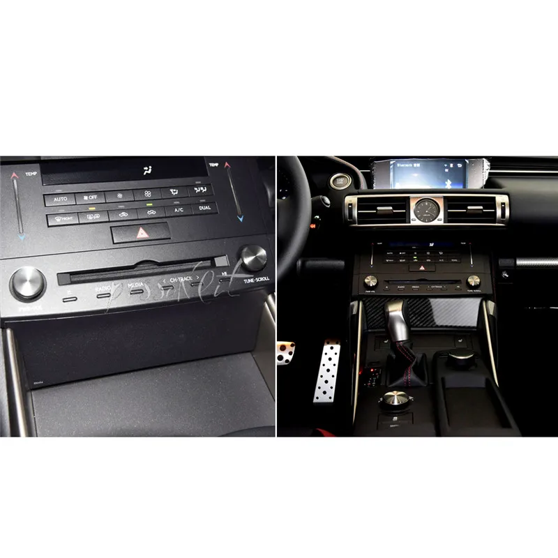 Наклейка 3D из углеродного волокна для автомобилей Lexus IS250 300H украшение интерьера