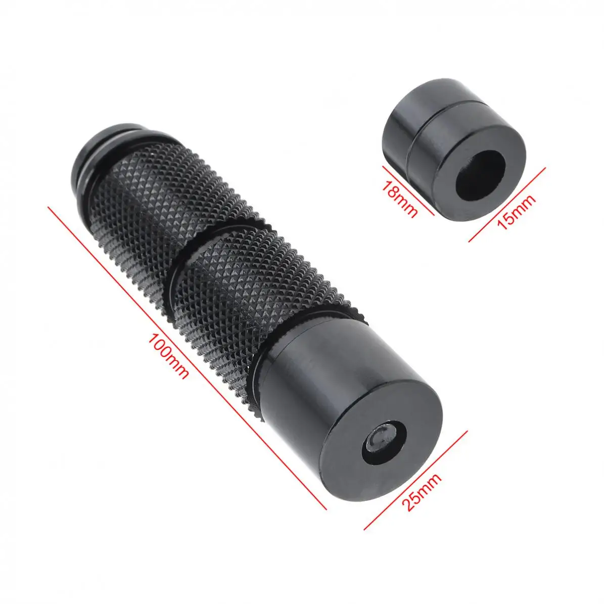 2pcs Durable Universal Aluminum Alloy Round Motorcycle Motorbike Foot Pedal | Автомобили и мотоциклы