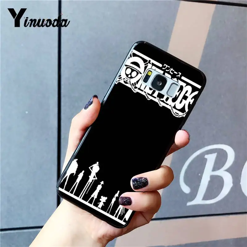 Yinuoda японский аниме коллаж один кусок Луффи чехол для Samsung Galaxy S8 S7 edge S6 plus S10 S9 |