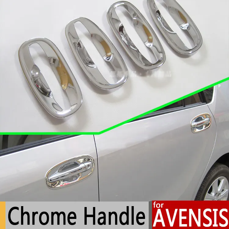 Для Toyota Avensis 2009 2016 хромированная дверная ручка крышка аксессуары наклейки для