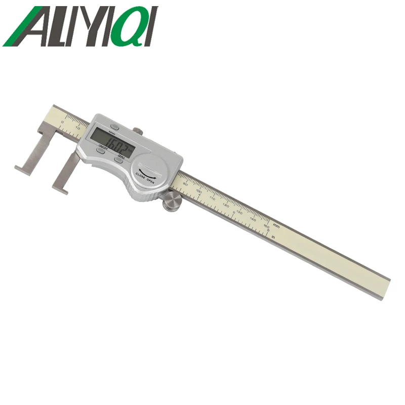 25-200mm inside groove digital caliper with flat point electronic high precision good quality trammel ruler