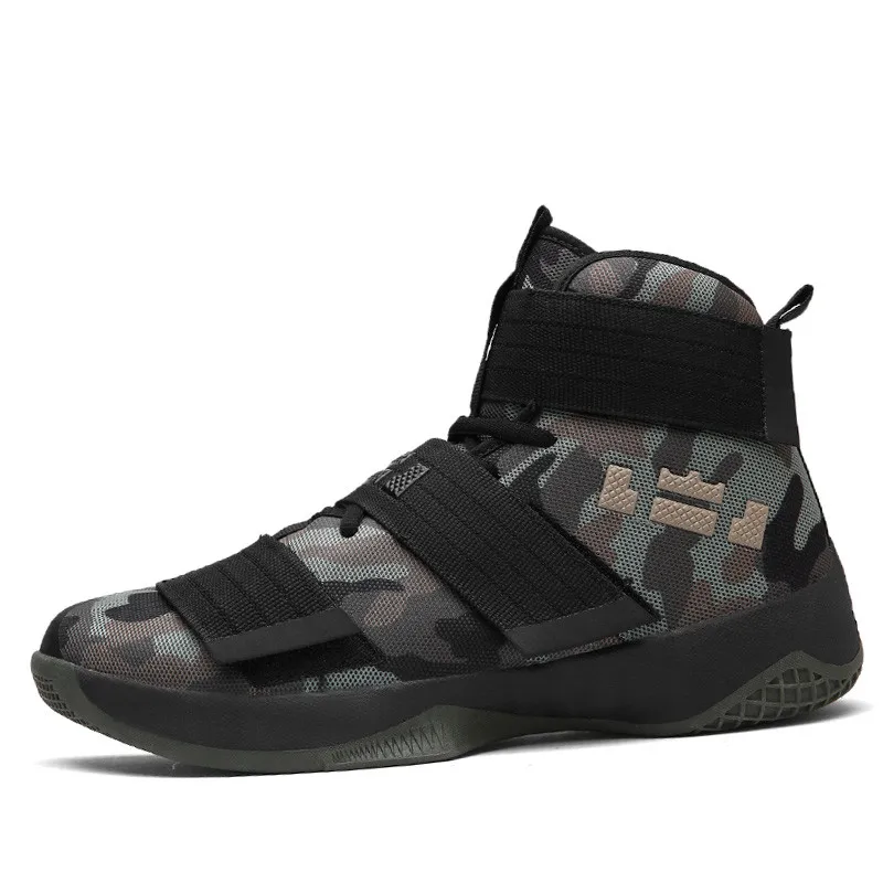 RECOISIN кроссовки мужские баскетбольные кроссовки zapatillas hombre Deportiva дышащие мужские Ботильоны баскетбольные кроссовки - Цвет: Армейский зеленый